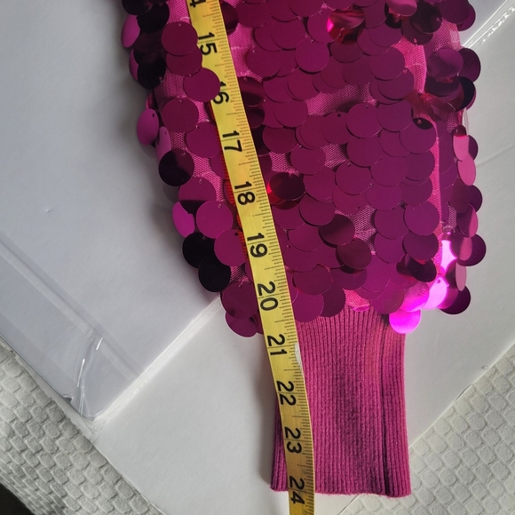 New Sioni Milano Sequin Sleeve Sweater. - Picture 7 of 11